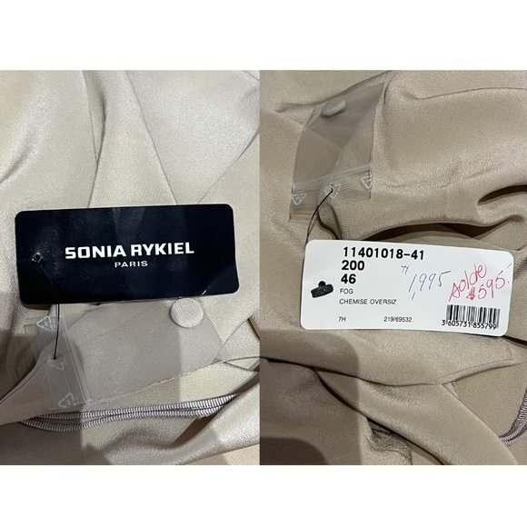 Sonia Rykiel | 100% Silk Oversized Blouse โ Made in France โ FR 46 (US MโL) - Picture 12 of 13